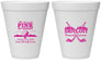 Personalized Awareness 12 oz Foam Cups - Gold Drive Out | 230017