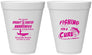 Personalized Awareness 12 oz Foam Cups - Fishing For A Cure | 230018