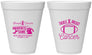 Personalized Awareness 12 oz Foam Cups - Football Tackle | 230019