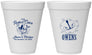 Personalized Wedding 12 oz Foam Cups - The Perfect Catch | 232