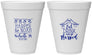 Personalized Wedding 12 oz Foam Cups - Eat Drink Be Married | 235