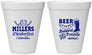 Personalized Oktoberfest 12 oz Foam Cups - Bratwurst Pretzels | 240007