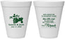 Personalized Wedding 12 oz Foam Cups - Farmer Tractor | 244