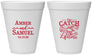 Personalized Wedding 12 oz Foam Cups - Catch Of A Lifetime Lobster | 245