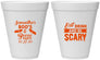 Personalized Halloween 12 oz Foam Cups - Boo Booze Scary | 250000