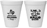 Personalized Halloween 12 oz Foam Cups - Hallowasted Pumpkin | 250013