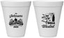 Personalized Halloween 12 oz Foam Cups - Skellawasted Skeleton | 250014