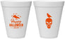 Personalized Halloween 12 oz Foam Cups - Skeleton | 250056