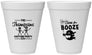 Personalized Halloween 12 oz Foam Cups - Boos And Booze | 250058