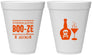 Personalized Halloween 12 oz Foam Cups - Booze Wine | 250060