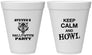 Personalized Halloween 12 oz Foam Cups - Howl | 250069