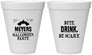 Personalized Halloween 12 oz Foam Cups - Bite Drink Be Scary | 250082