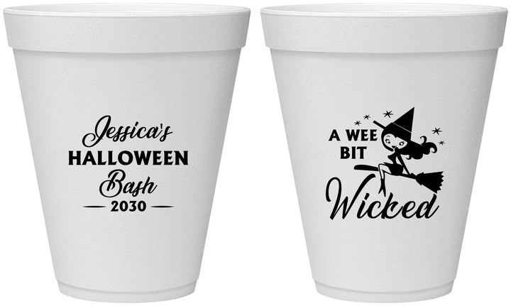 Personalized Halloween 12 oz Foam Cups - Witch | 250091