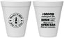 Personalized Wedding 12 oz Foam Cups - Groom Bride Open Bar | 253