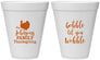 Personalized Thanksgiving 12 oz Foam Cups - Gobble Til You Wobble | 260004