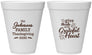 Personalized Thanksgiving 12 oz Foam Cups - Grateful | 260006