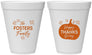 Personalized Thanksgiving 12 oz Foam Cups - Pumpkin | 260016