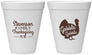 Personalized Thanksgiving 12 oz Foam Cups - Gobble Turkey | 260018