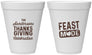 Personalized Thanksgiving 12 oz Foam Cups - Feast Mode | 260019