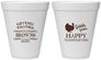 Personalized Thanksgiving 12 oz Foam Cups - Gobble Gobble | 260022