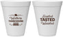 Personalized Thanksgiving 12 oz Foam Cups - Basted Tasted Waisted | 260027