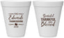 Personalized Thanksgiving 12 oz Foam Cups - Grateful Blessed | 260030
