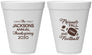 Personalized Thanksgiving 12 oz Foam Cups - Football | 260031