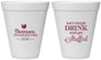 Personalized Thanksgiving 12 oz Foam Cups - Turkey Stuffed | 260037
