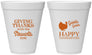 Personalized Thanksgiving 12 oz Foam Cups - Gobble Gobble | 260040