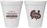 Personalized Thanksgiving 12 oz Foam Cups - Talk Turkey To Me | 260046
