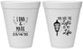 Personalized Wedding 12 oz Foam Cups - You Are The Light Of My Life | 261