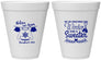 Personalized Wedding 12 oz Foam Cups - Christmas Sweater | 265