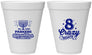 Personalized Hanukkah 12 oz Foam Cups - Eight Crazy Nights | 270010
