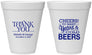Personalized Wedding 12 oz Foam Cups - Cheers Years Cold Beers | 271