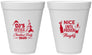 Personalized Christmas 12 oz Foam Cups - Naughty Or Nice | 280000