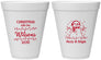 Personalized Christmas 12 oz Foam Cups - Snowman | 280002