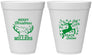 Personalized Christmas 12 oz Foam Cups - Reindeer | 280003