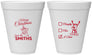 Personalized Christmas 12 oz Foam Cups - Naughty Or Nice | 280004
