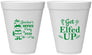 Personalized Christmas 12 oz Foam Cups - Lets Get Elfed Up | 280007