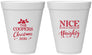 Personalized Christmas 12 oz Foam Cups - Naughty Or Nice | 280008