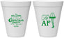 Personalized Christmas 12 oz Foam Cups - Lit Af | 280011