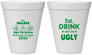 Personalized Christmas 12 oz Foam Cups - Ugly Sweater | 280023