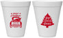 Personalized Christmas 12 oz Foam Cups - Christmas Tree | 280026