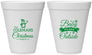 Personalized Christmas 12 oz Foam Cups - Cold Outside | 280043