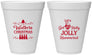 Personalized Christmas 12 oz Foam Cups - Let Is Snow | 280050