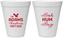 Personalized Christmas 12 oz Foam Cups - Bah Hum Bug | 280058