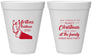 Personalized Christmas 12 oz Foam Cups - Santa Claus | 280060