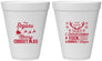 Personalized Christmas 12 oz Foam Cups - Reindeer | 280062