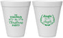 Personalized Christmas 12 oz Foam Cups - Jingle Til You Jingle | 280063