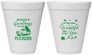 Personalized Christmas 12 oz Foam Cups - Season Greetings | 280071